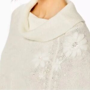 NWT LILLY PULITZER KIP FRINGE PONCHO SWEATER TOPPER